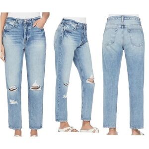 FRAME Le Pegged Jean High Rise Straight Leg Jean Gladys Wash NWT